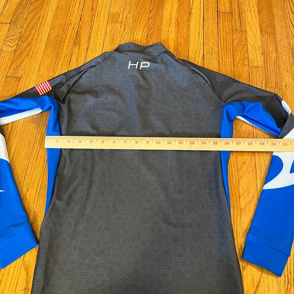 Podium Wear Shirt Adult Medium Base Layer Quarter Zip Ski Nordic Long Sleeve - Picture 5 of 7